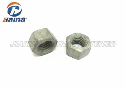 China Aluminum / Brass Hex Head Nuts Galvanized Hot Dip M14 GR8.8 UNC For Wind Energy for sale