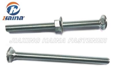 China Square Neck Coach Zinc Plated Carriage Bolts for Timber with Flange Nut for sale
