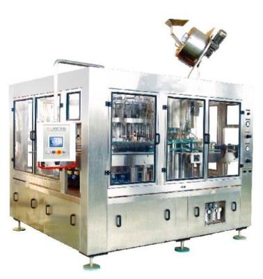 China Simple Structure Glass Bottle 18000 BPH Milk Filling Line for sale