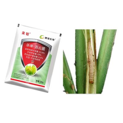 China Powder Biological Pesticide For Rice Stem Borer 63% Monosultap 0.6% Bacillus Thuringiensis for sale