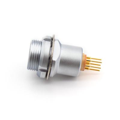 China 7 Pin Circular Push Pull Connectors ZEG Socket Push Wire Connectors ISO9001 for sale