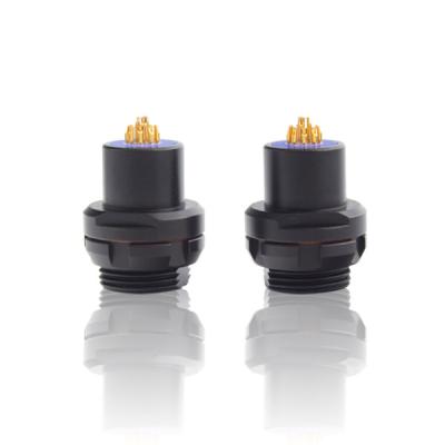 China Z20 Fixed Positioning 12 Pin Socket Connector IP68 External Electrical Connector for sale