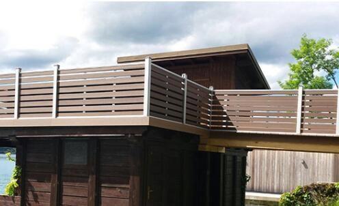 Acrylic Blend WPC Fencing Decorative for Luxury Home Garden