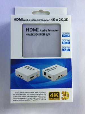 China HDMI Audio Extractor 4Kx2K 3D SPDIF L/R Support HDMI 1.4 and DHCP 1.4 for sale