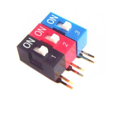 China SPST Standard Slide Type Smd Rotary Dip Switch for sale