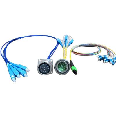 China IP67 Photoelectric Mixing Customized Fast Fiber Optic Cable Connector for sale