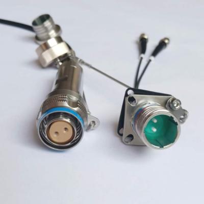 China optical fiber connector waterproof IP67 cable multi - core aviation plug for sale