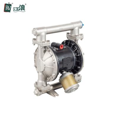 China 1in Small Air Operated Diaphragm Pump Stainless Steel Aodd Paint Industry for sale
