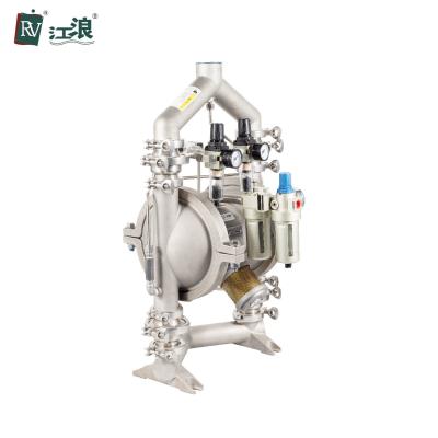 China 1.5 Inch Transfer Powder Diaphragm Pump Air Driven Low Bulk Density for sale