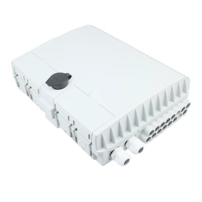 China 16 Ports SC Connector Fiber Optic Termination Box for FTTH Outdoor Network Distribution for sale