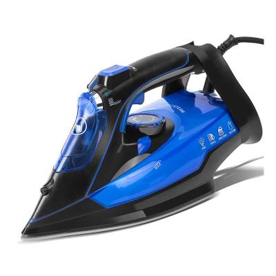 China 2400W Clothes Steam Irons With Ceramic Soleplate Vertical Steam Turbo for sale