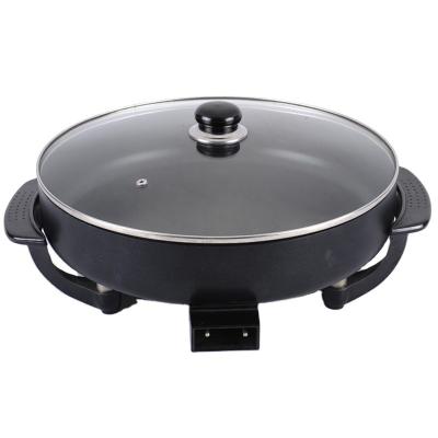 China Anbo non-stick round electric grill pan/electric aluminum pizza pan for home appliances for sale