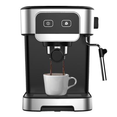 China Electric 15 Bar Smart Coffee Maker Machine With Milk Frother Manual Espresso for sale