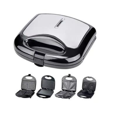 China 4 3 In 1 Mini Waffle Sandwich Makers Breakfast Toaster 850W for sale