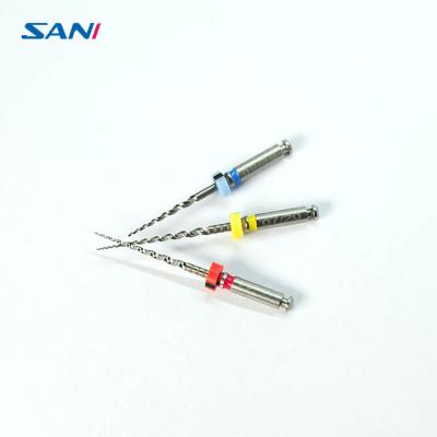 China Taper File Heat Activation Files Root Canal Niti Rotary Files For Dental for sale