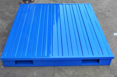 China Reusable Returnable Heavy Weight Industrial Metal Pallets For Storage Handling for sale