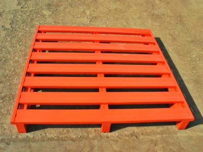 China Powder Coated Galvanized Packaging Steel Pallet With Heavy Loading Support for sale