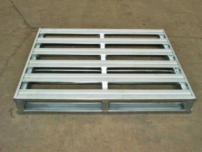 China Double Faced Galvanized Metal Steel Pallets For Industrial Package for sale