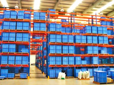 China Powder Coating Finish Conventional Selective Pallet Racking Multi Level Shelving for sale