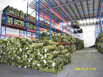 China Material Handling Storage Cold Rolled Pallet Rack Systems For Clothing Industry for sale