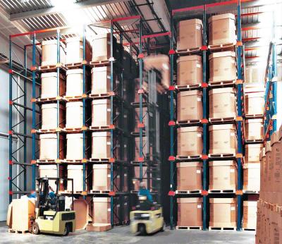 China Distribution Center Drive In Pallet Rack , High Density Racking System for sale