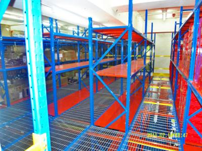 China Utilizing Industrial Rack Supported Mezzanine With Powder Coat Paint Finish for sale