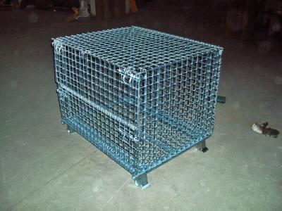 China Welded Steel Wire Mesh Pallet Cage for sale