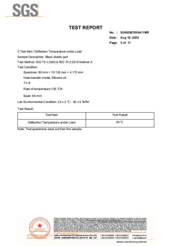 SGS Certificate - Changzhou Makewell Industry Co., Ltd