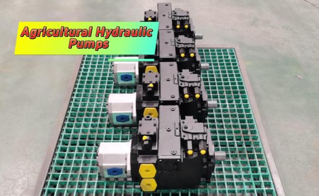 agricultural harvester hydraulic pumps