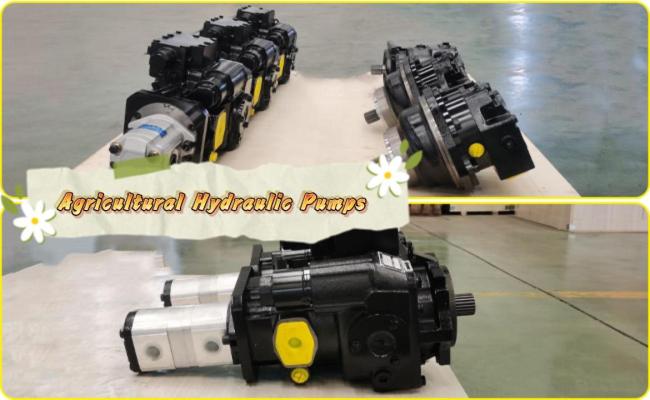Cement truck hydraulic pumps