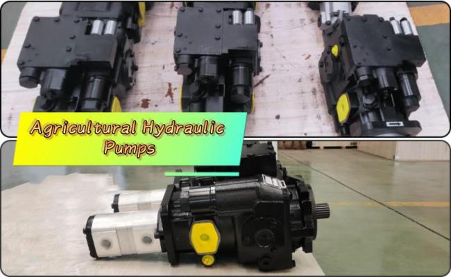 Combine variable displacement pumps