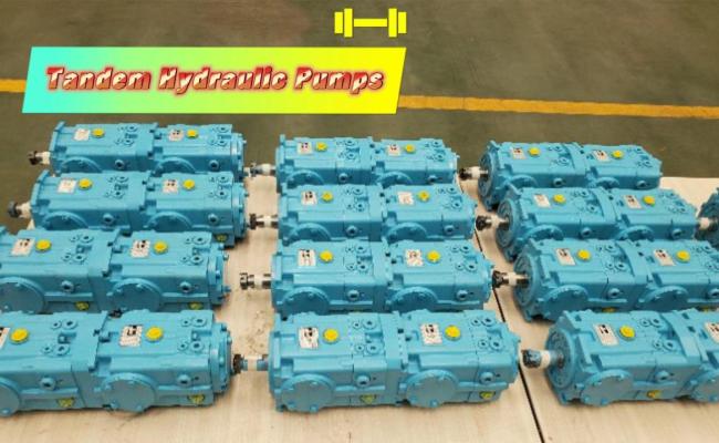 Cement truck hydraulic pumps