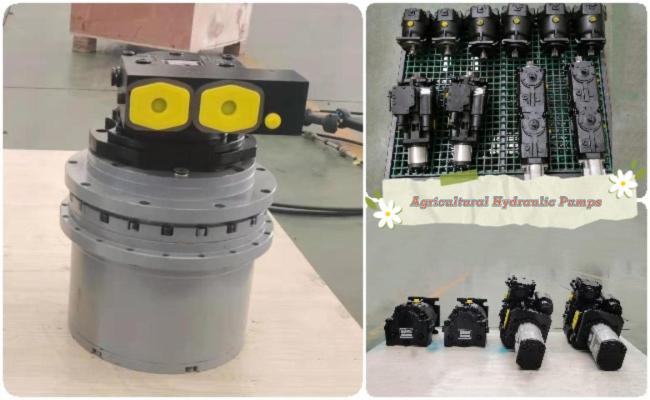 Combine harvester hydraulic piston pump customization