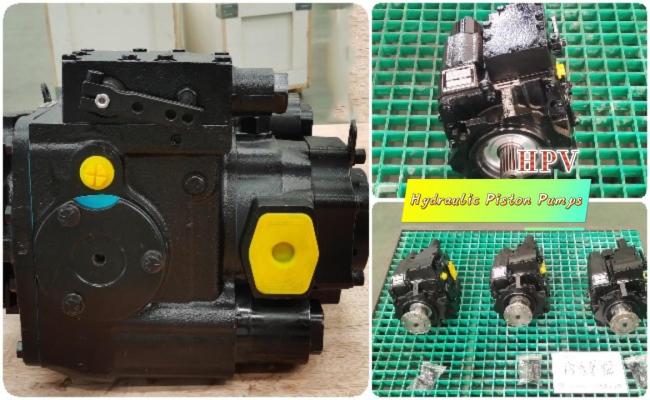 Road roller hydraulic piston pump