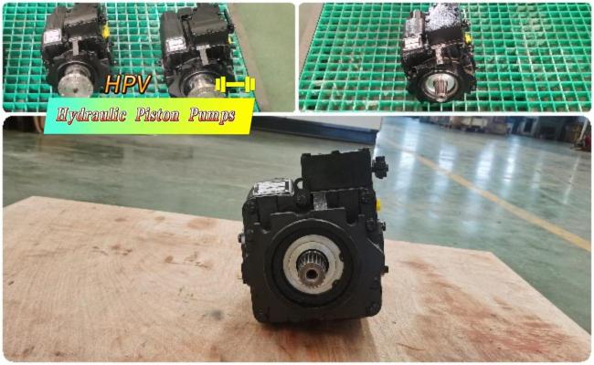 Snow plow hydraulic piston pump