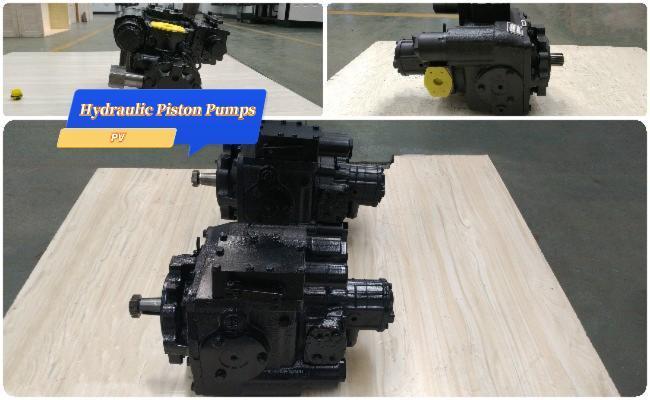 Silage machine hydraulic pump