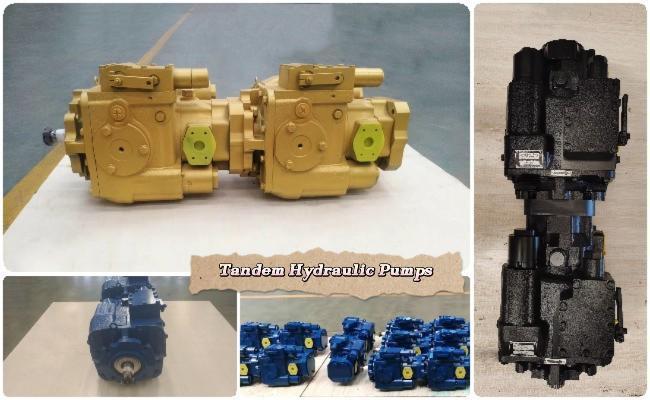 Agricultural machinery hydraulic tandem pump