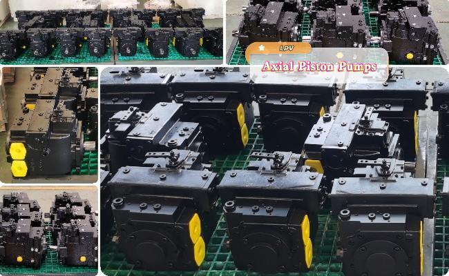 Cement truck hydraulic pumps
