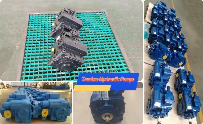 High pressure hydraulic tandem pump