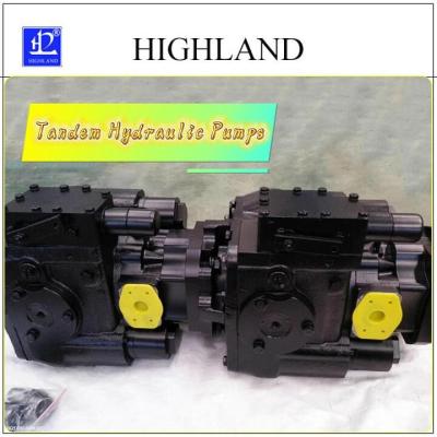 China Compact Design Tandem Hydraulic Pumps With Multiple Control Modes for sale