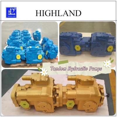 China Variable Displacement Tandem Hydraulic Pumps For Mobile Equipment for sale