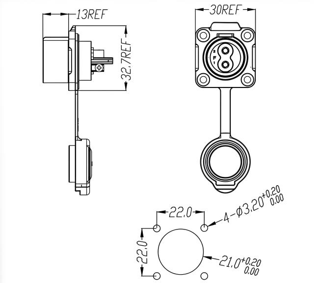 Connector drawing 2
