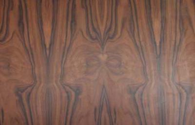 China Santos Rosewood Colored Dyed Furniture Wood Veneer Sheets Brown for sale