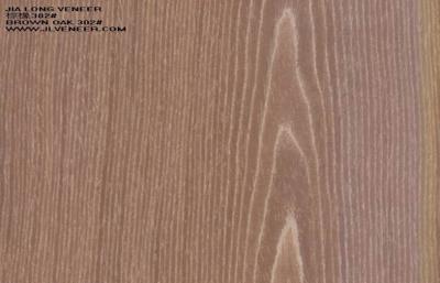 China Brown projetou folhas de folheado da madeira de carvalho, folheados de madeira finos à venda