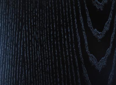 China La chapa de madera negra de Zebrano artesona 8m m - 21m m, chapa de madera decorativa Edgeing en venta