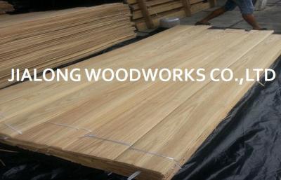 China Sliced Brown Ash Wood Veneer Mdf Sheets Crown Cut 3500mm Size for sale