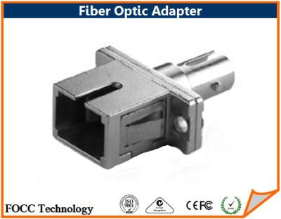 China Square Fiber Optic Hybrid Adapters , SC to ST Adapter With Rectangular Flange for sale