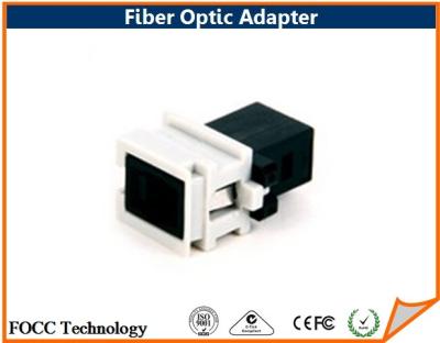China MTRJ to MTRJ Fiber Optic Adapter Polymer Housing SC Footprint In Network for sale