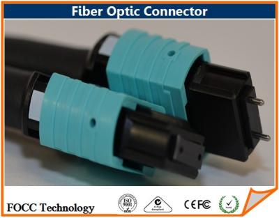 China Simplex MPO / MTP Ribbon Fiber Optic Connector / Male And Female Connectors for sale