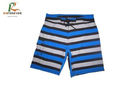 China Beach Surfing Printed Board Shorts Mens Stripe Design Cool Dye Sublimation for sale